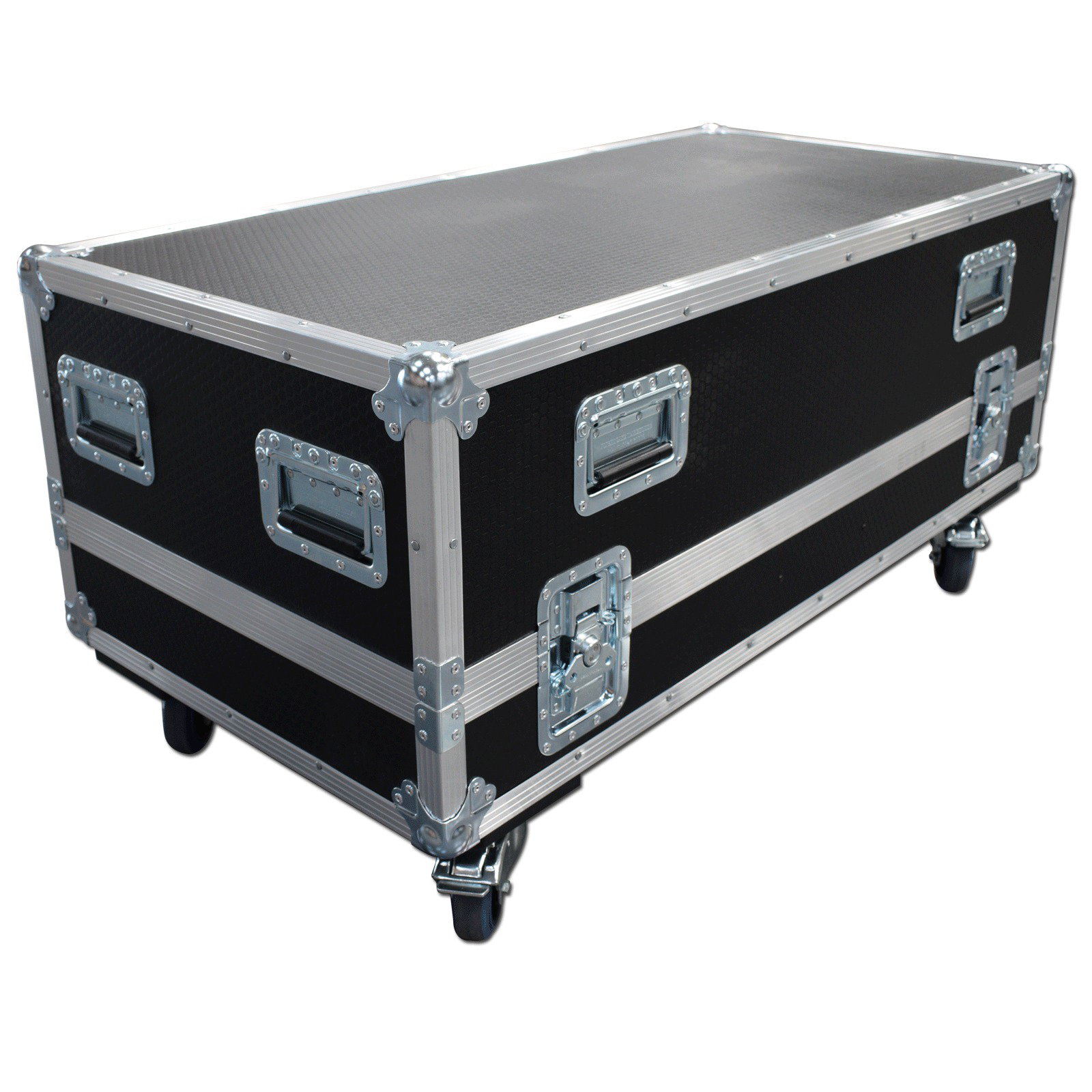 Twin Speaker Flightcase for QSC HPR122i With 150mm Storage Compartment 